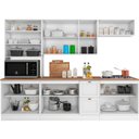Ver imagem 3 de Cozinha Completa Unna 12 Portas 2 Gavetas Poliman Móveis Branco