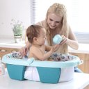 Ver imagem 4 de Banheira Inflável E Dobrável Para Bebês Azul Color Baby