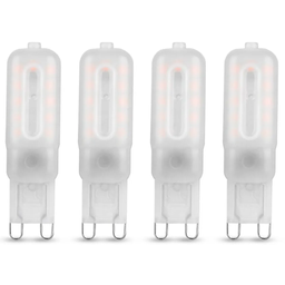 10 Lâmpadas Led Halopin G9 9w Alta Performance Brilho 110v Branco Quente - 1