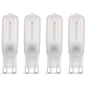 10 Lâmpadas Led Halopin G9 9w Alta Performance Brilho 110v Branco Quente