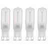 10 Lâmpadas Led Halopin G9 9w Alta Performance Brilho 110v Branco Quente - 1