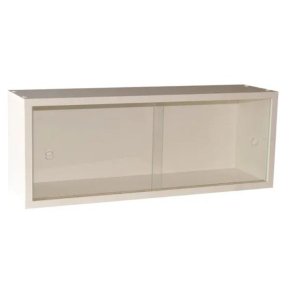 Nicho 60 Portas de Correr Vidro Branco PRACASA