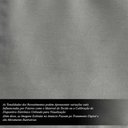 Ver imagem 5 de Conjunto Cama com Cabeceira Queen Torres Pés em Madeira Veludo Cinza G91 - Gran Belo