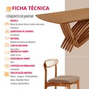 Ver imagem 6 de Sala de Jantar Mesa Vênus 240cm Tampo Laminado Canto Barril e 8 Cad Noronha Premium