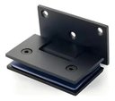 Ver imagem 1 de Dobradiça Inox GV48 90º 1011 para Porta de Vidro e Box - Alvenaria/Vidro 2un Preta
