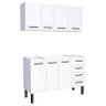 Cozinha Completa Gabinete Para Pia 140 e Armário Aéreo Juno/Apolo 4 Gavetas Cozimax Branco - 1