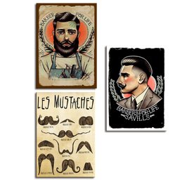 Kit 10 Placas 28,7x22cm Mdf Quadros Barbearia Decoração - 6