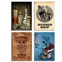 Ver imagem 7 de Kit 10 Placas 28,7x22cm Mdf Quadros Barbearia Decoração