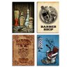 Kit 10 Placas 28,7x22cm Mdf Quadros Barbearia Decoração - 7