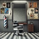 Ver imagem 2 de Kit 10 Placas 28,7x22cm Mdf Quadros Barbearia Decoração