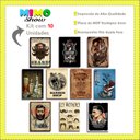 Ver imagem 4 de Kit 10 Placas 28,7x22cm Mdf Quadros Barbearia Decoração