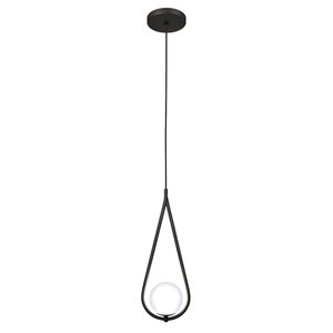 Luminária Lustre Teto Pendente Gota Globo Vidro Sala Preto