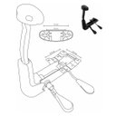 Ver imagem 2 de Mecanismo Cadeira Back System Rhodes Executiva - Cor Preto