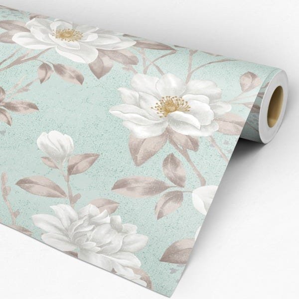 Papel de parede Adesivo Floral Ambrosia - Único 58 cm de largura - 3