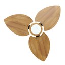 Ver imagem 5 de Ventilador de Teto Com Controle Remoto Natuvent Dahlia Led 3 Pás Madeira Teca 3000k Branco Quente, L