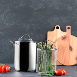 Panela em Aço Inox com Cesto para Pasta e Vegetais - 10900102 Bialetti - 2