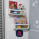 Ver imagem 4 de 2 Prateleiras para Banheiro Estante Organizadora de Lavabo Porta Shampu Nicho MDF 55 cm