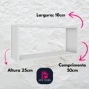 Ver imagem 6 de Kit 3 Nicho Prateleira Lavanderia Quarto Banheiro Decorativo