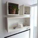 Ver imagem 2 de Kit 3 Nicho Prateleira Lavanderia Quarto Banheiro Decorativo