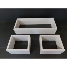 Kit 3 Nicho Prateleira Lavanderia Quarto Banheiro Decorativo - 3
