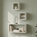 Ver imagem 4 de Kit 3 Nicho Prateleira Lavanderia Quarto Banheiro Decorativo