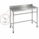 Ver imagem 2 de Mesa Lisa - Contraventado 1000x600 | Aço Inox 430