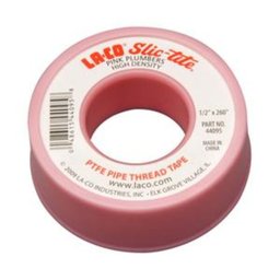 Fita Veda Rosca com Teflon LA-CO SLIC TITE 12mm X 6,6m Rosa 44095 - 1