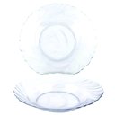 Ver imagem 1 de Kit Jogo Pratos Fundo Sopa Transparente 6 Peças 22,5cm