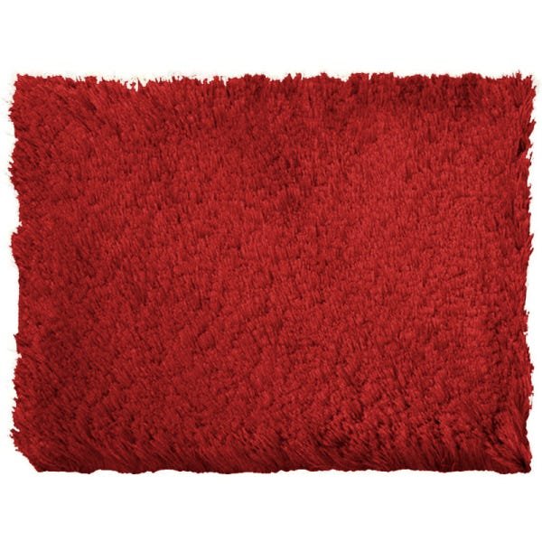 Tapete de Sala Shaggy Pelo Alto 2,00Mx3,00M Vermelho Casen - 2