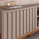 Ver imagem 4 de Rack para Tv até 75 Aurora 1.8 Mobler Grigio-cinamomo Mel