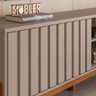 Rack para Tv até 75 Aurora 1.8 Mobler Grigio-cinamomo Mel - 4