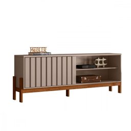 Rack para Tv até 75 Aurora 1.8 Mobler Grigio-cinamomo Mel - 2