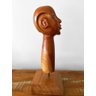 Escultura Head. Cabeça em Madeira. Artesanal. Decoração - 3
