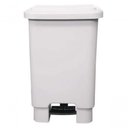 Ver imagem 1 de Lixeira 100l Retangular C/ Pedal Branca Lar Plasticos 261