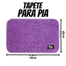 Jogo de Tapete Banheiro 3 Pçs Pesado Macio - 4