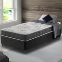 Ver imagem 2 de Cama Box Solteiro King Preto + Colchão San Francisco Ortopédico Espuma D33 96x203x54cm