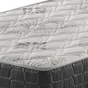 Ver imagem 6 de Cama Box Solteiro King Preto + Colchão San Francisco Ortopédico Espuma D33 96x203x54cm