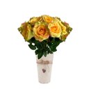 Ver imagem 6 de 20 Rosas Artificiais Creme Sofisticadas para Decoração de Interiores e Eventos
