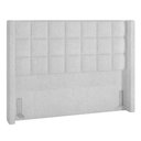 Ver imagem 7 de Cabeceira Cama Box King 195cm Pisa e Recamier Neville P02 Bouclé Branco - Mpozenato