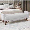 Ver imagem 3 de Cabeceira Cama Box King 195cm Pisa e Recamier Neville P02 Bouclé Branco - Mpozenato