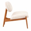 Ver imagem 6 de Poltrona Duna Bouclé Off White - Sallar Home