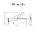 Ver imagem 3 de Alicate Nivelador para Colocação de Piso com Cunha Cor Laranja Durín