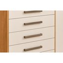 Ver imagem 6 de Cômoda Casal London 2 Portas e 7 Gavetas Cinamom/Offwh Demóbile
