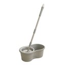 Ver imagem 1 de Mop Giratório Esfregão 8 Litros C/ Balde Cinza - Casa Onze