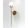 Arandela Tocha Luminária de Parede Jabuticaba-Alamin Le12/1P-Dourado - 2
