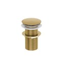 Ver imagem 6 de Kit Banheiro Dourado Escovado: Torneira Atenas Alta, Valvula Click, Ducha Higiênica e Acessórios 4 P