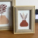 Ver imagem 3 de PORTA RETRATO EM MDF ACABAMENTO EM LINHO - 10X15