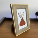 Ver imagem 2 de PORTA RETRATO EM MDF ACABAMENTO EM LINHO - 10X15