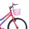 Bicicleta Houston Bixy Aro-20 Freios V-brake Rosa e Roxo - 4