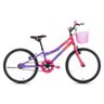 Bicicleta Houston Bixy Aro-20 Freios V-brake Rosa e Roxo - 1